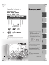 Panasonic SC-HT1500 Owner's manual