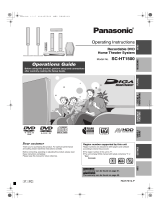 Panasonic SCHT1500 Owner's manual