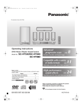 Panasonic SCHT880 User manual