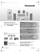 Panasonic SCHT440 User manual