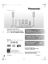Panasonic SCHT930 Owner's manual