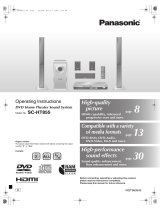 Panasonic Speaker System SC-HT855 User manual