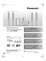 Panasonic SC-HT880W User manual