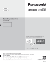 Panasonic TX65EZC1004 Quick start guide