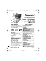 Panasonic DVDLS55 Operating instructions