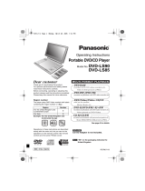 Panasonic DVDLS85 Operating instructions