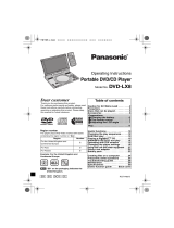 Panasonic DVDLX8EE Owner's manual