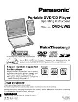 Panasonic DVDLV65PP User manual