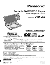 Panasonic DVDLX9PP Operating instructions
