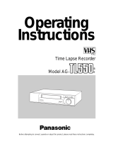 Panasonic AGTL550 Operating instructions