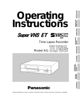 Panasonic AGTL750 Operating instructions