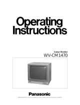 Panasonic WVCM1470 Operating instructions
