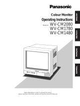 Panasonic WV-CM1780 User manual