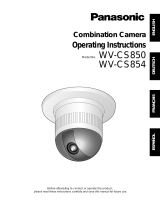 Panasonic WVCS850_SERIES Operating instructions