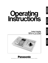 Panasonic WVCU350 Operating instructions