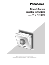 Panasonic WVNM100 Operating instructions