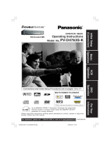 Panasonic PVD4763SK Operating instructions