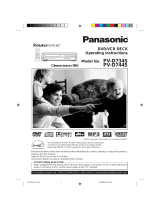 Panasonic PVD734S User manual