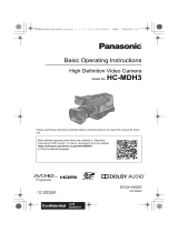 Panasonic HCMDH3GW Operating instructions