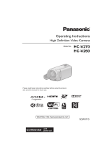 Panasonic HCV270EB Owner's manual