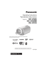 Panasonic HC-V520M Owner's manual