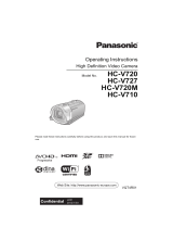 Panasonic HCV727EP Owner's manual