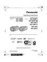 Panasonic HCWXF1EB Operating instructions