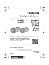 Panasonic HC-V808 Operating instructions