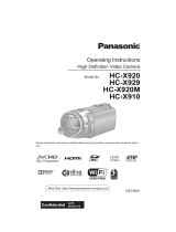 Panasonic HCX929EB Owner's manual