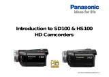 Panasonic HDCHS100 Owner's manual