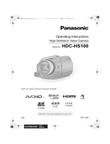 Panasonic HDC-HS100 Owner's manual