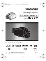 Panasonic HDC-DX1 Owner's manual