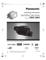 Panasonic HDCSX5EB Operating instructions
