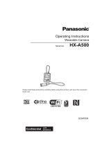 Panasonic HX-A500 Owner's manual