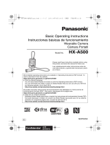 Panasonic HX-A500 Owner's manual