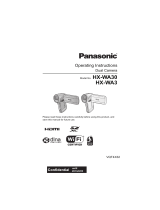 Panasonic HXWA30EG User manual