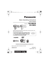 Panasonic HXWA3EG Owner's manual