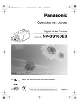 Panasonic NVGS180EB User manual
