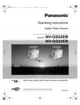 Panasonic NVGS22 Owner's manual