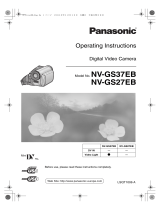 Panasonic NV-GS37EB User manual