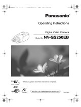 Panasonic NVGS250EB Operating instructions