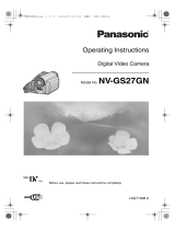 Panasonic NV-GS27GN User manual