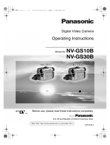 Panasonic NV-GS30 EG Owner's manual