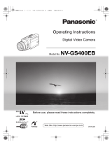 Panasonic NVGS400EB Owner's manual