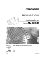 Panasonic NVGS500 Operating instructions