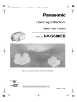 Panasonic NVGS80EB Operating instructions