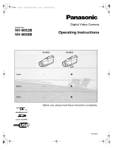Panasonic NVMX8B Operating instructions