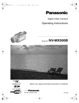Panasonic NVMX500 Operating instructions