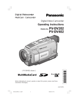 Panasonic PVDV402 Operating instructions