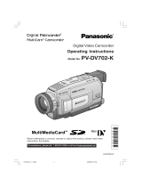 Panasonic PVDV702K Operating instructions